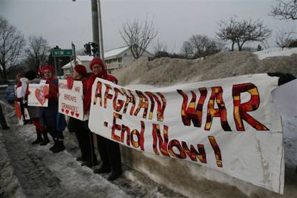 Grannies for Peace demonstration